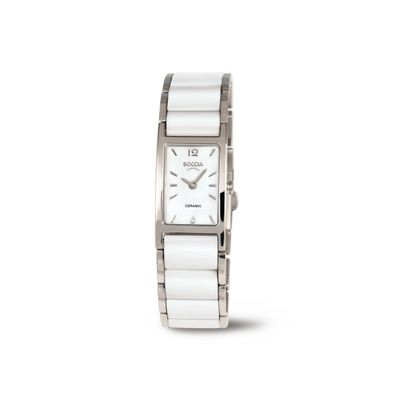 Boccia Damenarmbanduhr Titan mit Keramik 3201-01 139