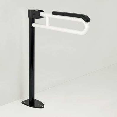 pba 01 Stützklappgriff, Polster 615mm aus Nylon für Bodenmontage
