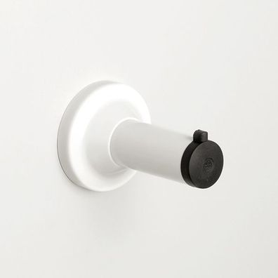 pba 01 Wandhaken mit Türpuffer 75mm x Durchm.53mm, aus Nylon