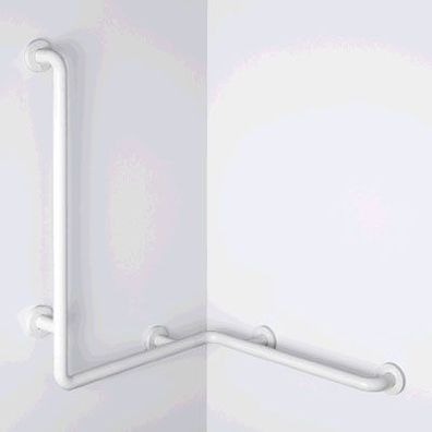 pba 01 Duschhandlauf, L BH 760x400x1160, und Brausehalterstange, aus Nylon