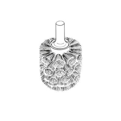 pba Ersatzürstenkopf, schwarz, aus PP, Durchm.71mm