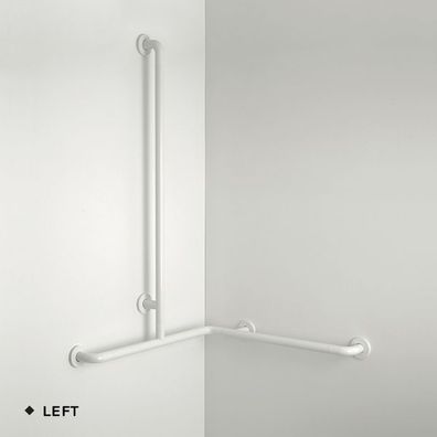 pba 01 Duschhandlauf L 760x1185, Brausehalterstange 1160mm, aus Nylon