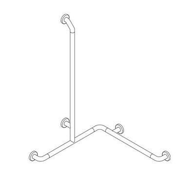 pba 01 Duschhandlauf AS links 760x760, Anti-Suizid, BH-Stange 1160mm, aus Nylon