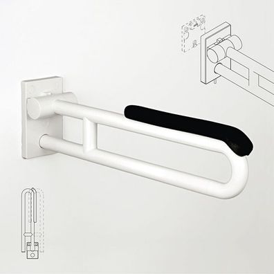 pba 01 Klappgriff ab-drehbar, olster 605 aus Nylon