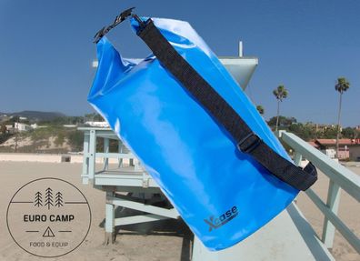 NEU Packsack wasserdicht 25 L blau für Segeln Tauchen Schwimmen Kanu Boot Angeln