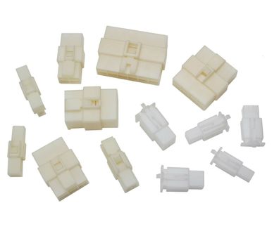 10x Gehäuse Stecker Flachstecker 2,8mm / 6,3mm Steckergehäuse Flachsteckhülsen