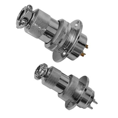 Steckverbindung Hochstrom Einbaustecker Borddurchführung wasserdichte Steckdose