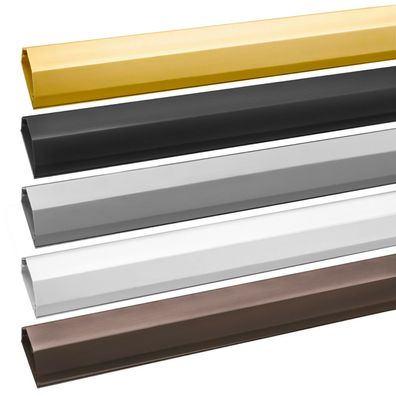 Aluminium Kabelkanal Design Kabelabdeckung Alu Kabelschacht Kabel Leiste Abdecku