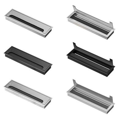 ONPIRA® Premium Kabeldurchführung Alu Schreibtisch Kabeldurchlass Kabel Auslass