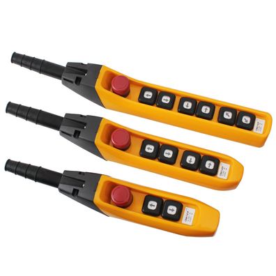 Hängetaster Kran & Elektrische Seilwinde Steuerung IP65 Not-Aus Tasten