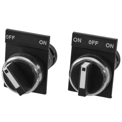 Einbau Drehschalter 22mm Schalter rastend Hauptschalter Wendeschalter Gehäuse