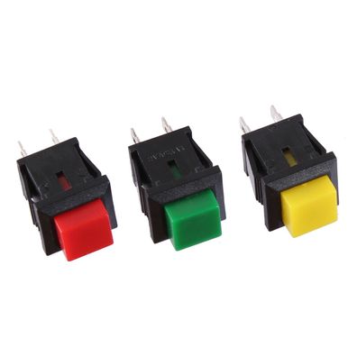 10x Miniatur Drucktaster Taster Druckschalter 1x EIN Schließer Modellbau 1A