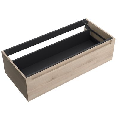 Salgar Waschtischunterschrank Monterrey 1000 1 Metallschublade NATURE 997 x 270 x 450