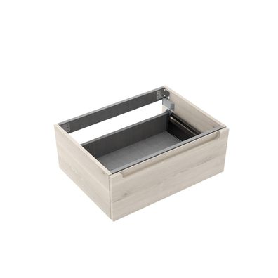 Salgar Waschtischunterschrank Monterrey 800 1 Metallschublade NATURE 797 x 270 x 450