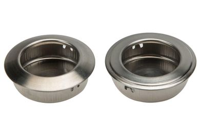 Griffmulde Edelstahl Ø41mm Möbelgriff Muschelgriff Griffmuschel Möbelbeschlag