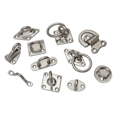 Edelstahl Augplatte Zurröse Deckenhaken Wandöse Ösenplatte Augenplatte