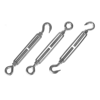 Edelstahl Spannschloss V4A Drahtseil Spanner Seilspanner Haken Öse Wantenspanner