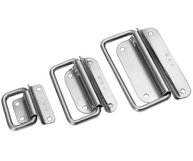 2x Edelstahl Tragegriff Klappgriff Kistengriff Griffe für Boxen Kisten