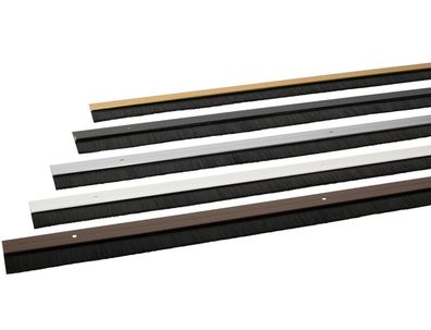 Alu Türdichtung 100cm Türbodendichtung Bürstendichtung Gummidichtung