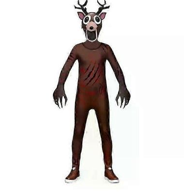 Nächte im Wald Hirsch Kostüm B oys Hirsch Monster Horror Spiel Outfit Kostüm