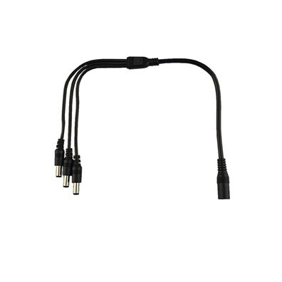 DC Hohlstecker Verteilerkabel 1x 5,5x2,1 Buchse auf 3x 5,5x2,1 Stecker Netzteil