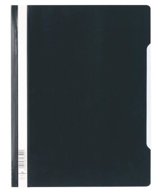 Durable Schnellhefter DIN A4 sw transparentes Deckblatt 4005546265001