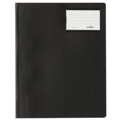 Durable Schnellhefter DIN A4 sw mit Beschriftungsfenster
