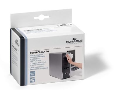 Durable Reinigungsmittel Superclean ws mit 50 getränkten Tüchern