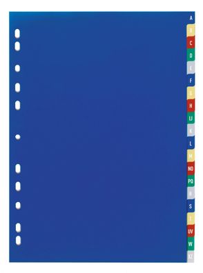 Durable Register A-Z geprägte Taben fa DIN A4 hoch volldeckend