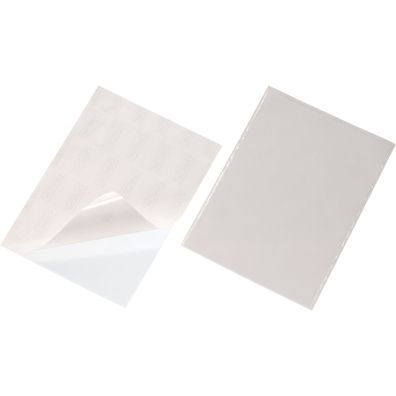 Durable Selbstklebetasche A4 tr 25St Pocketfix DIN A4 Einschub oben