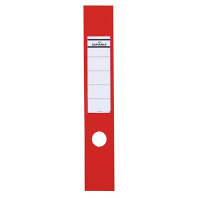 Durable Ordnerrückenschild rt 10St 60mm m auswechselbarer Einlage