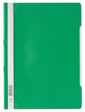 Durable Schnellhefter A4 PP gn 25St transp. Vorderdeckel