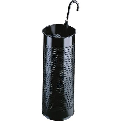 Durable Schirmständer Metall 28,5l sw rund perforiert