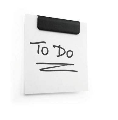 Durable Zettelhalter/ -clip 60x17mm sw 5St DURAFIX® CLIP adhäsiv