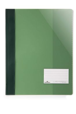 Durable Sichthefter A4 überbreit gn mit Fenster und Innentasche