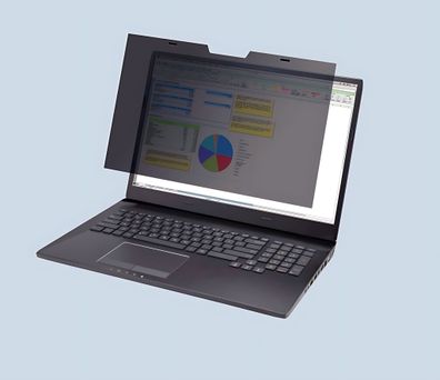 Durable Bildschirmfilter 14,1' d. gr inkl. Tasche und Reinigungstuch