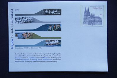 Bund MiNr. 2329 Uso 145 "Deutscher Ruderverband" Ganzsache * * (GB 2015)