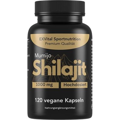 EXVital® Mumijo Shilajit Kapseln, 1000mg hochdosiert