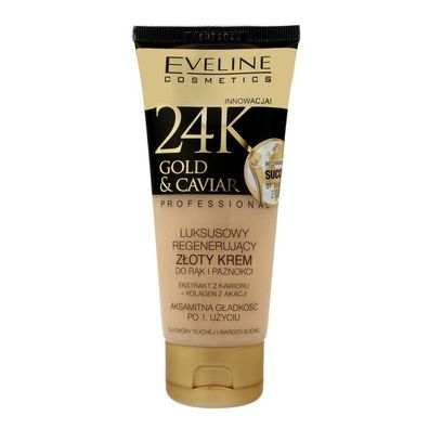 Eveline 24k Gold & Caviar Goldene Regenerierende Hand- und Nagelcreme