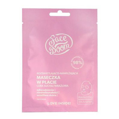 Face Boom Illuminating and Moisturising Sheet Mask 15g