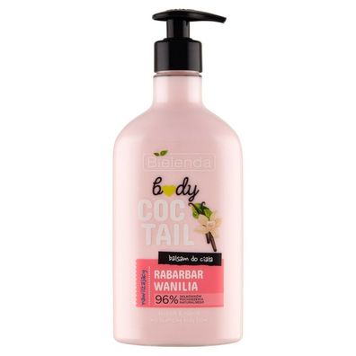 Bielenda Body Coctail Feuchtigkeitsspendende Körperlotion Rhabarber