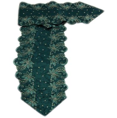 Tischband Weihnachten Plauener Spitze Tischdecke Stickerei Tischläufer 22 x 120