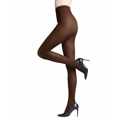 Gatta Rosalia 60 DEN Strumpfhose Damen braun moka matt Mikrofaser elegant