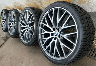 4x Original BMW 5er G30 G31 20 Zoll Kreuzspeiche 636 Winterräder DOT22/23 NEU
