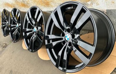 4x Original BMW X5M E70M X6 E71 20 Zoll Alufelgen Doppelspeiche M300 6790605 -606