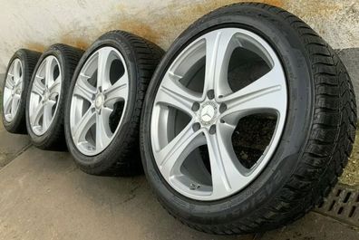 4x Original Mercedes E Klasse W213 S213 18 Zoll Winterräder A2134011400 DOT21/22 7-8m