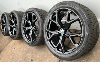 4x Original BMW X5 G05 X6 G06 21 Zoll Sommerräder Y Speiche M741 8071998 HRS DOT22