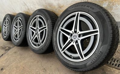 4x Original Mercedes EQC N293 19 Zoll AMG Winterräder A2934011400 -0700 DOT20 6-8mm