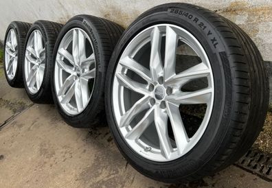 Original Audi Q7 SQ7 4M 21 Zoll S Line Sommerräder 4M0601025AJ DOT18 5,4-7mm RDK