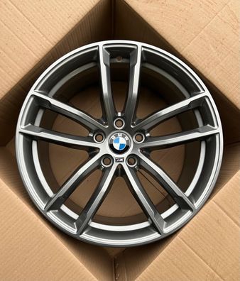 1x Original BMW 5er G30 G31 18 Zoll Doppelspeiche M662 Alufelge 8093406 9,0J TOP
